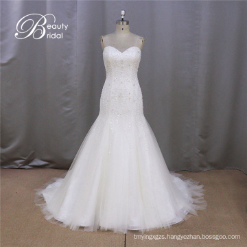 Beads Sweetheart Mermaid Bridal Dress